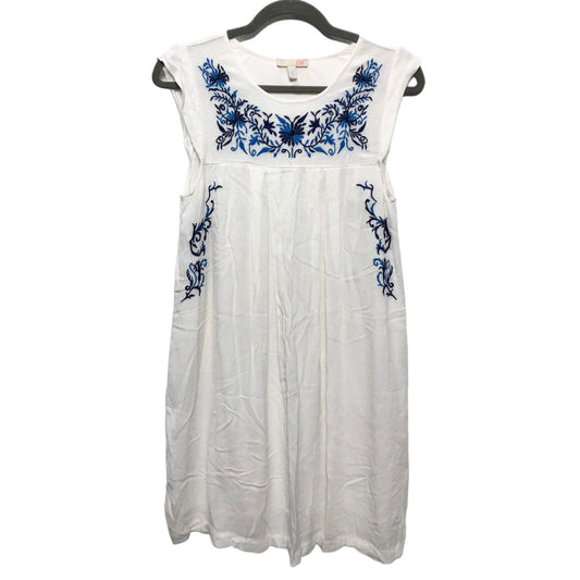 Blue & White Dress Casual Short Gianni Bini, Size S