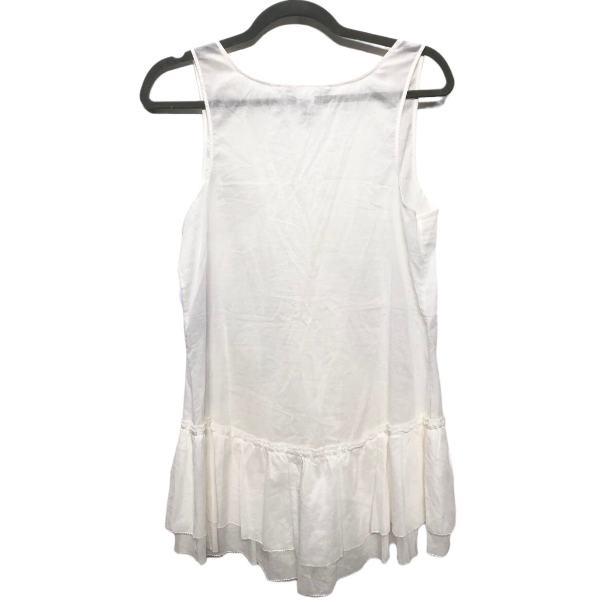 White Blouse Sleeveless Diane Von Furstenberg, Size 8