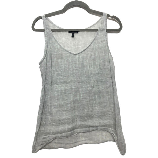 Green & Grey Blouse Sleeveless Eileen Fisher, Size S