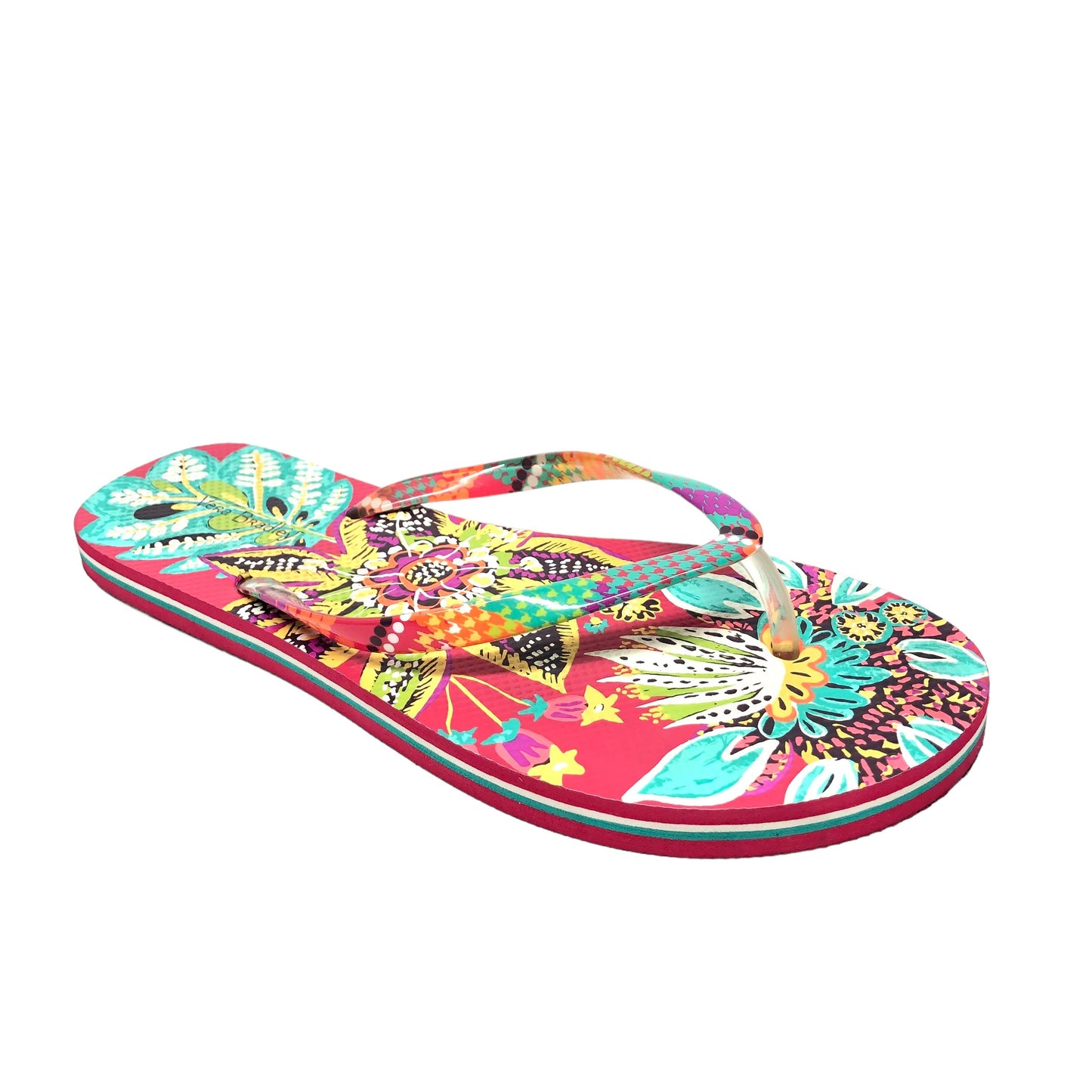 Multi-colored Sandals Flip Flops Vera Bradley, Size 9.5