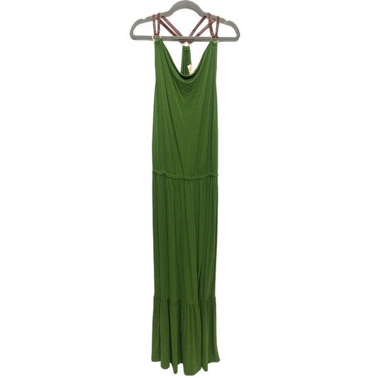 Green Dress Casual Maxi Michael By Michael Kors, Size L