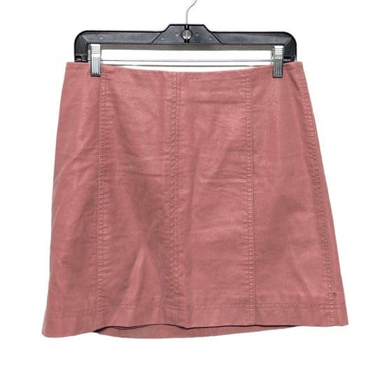 Pink Skirt Mini & Short Free People, Size 8