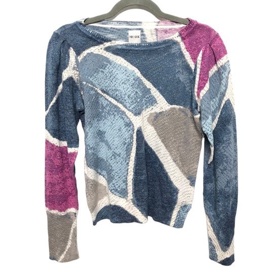 Blue & Pink Sweater Nic + Zoe, Size Xs