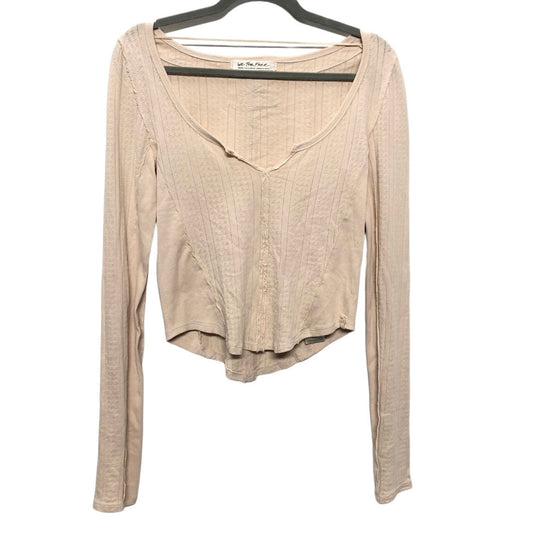 Beige Top Long Sleeve We The Free, Size M
