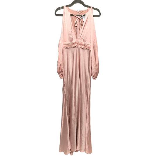 Pink Dress Casual Maxi Cma, Size 4