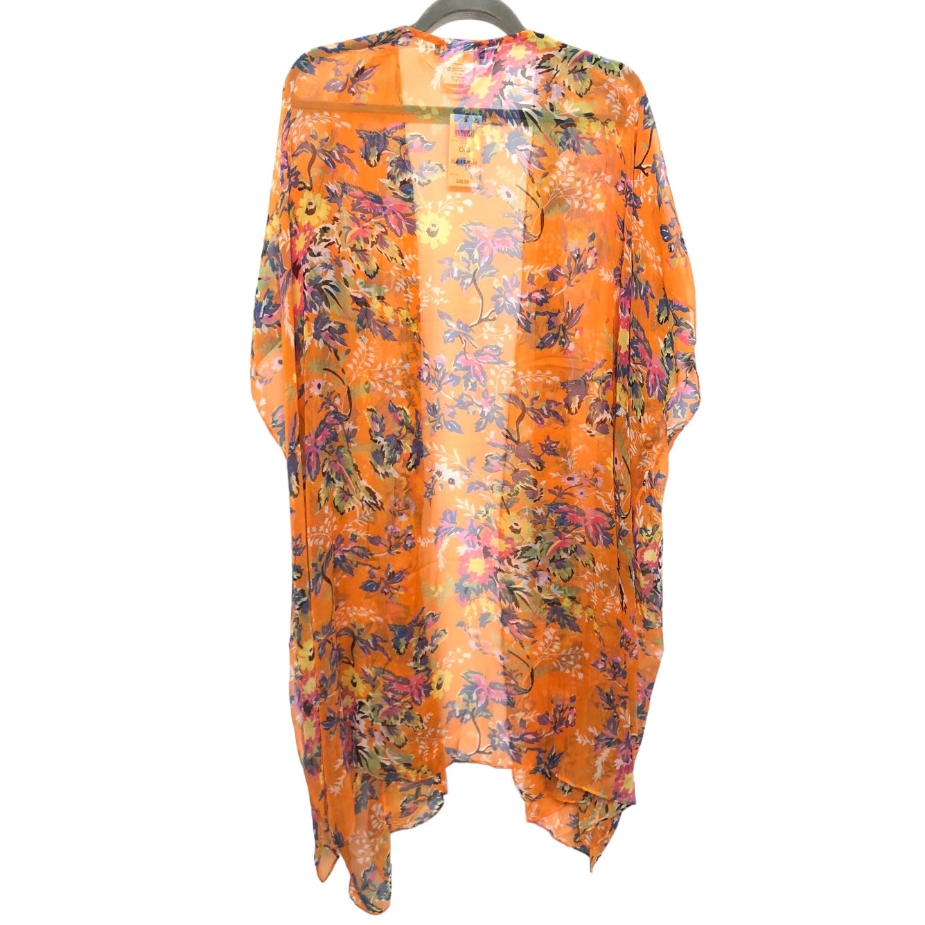 Floral Print Swimwear Cover-up Inc, Size Onesize