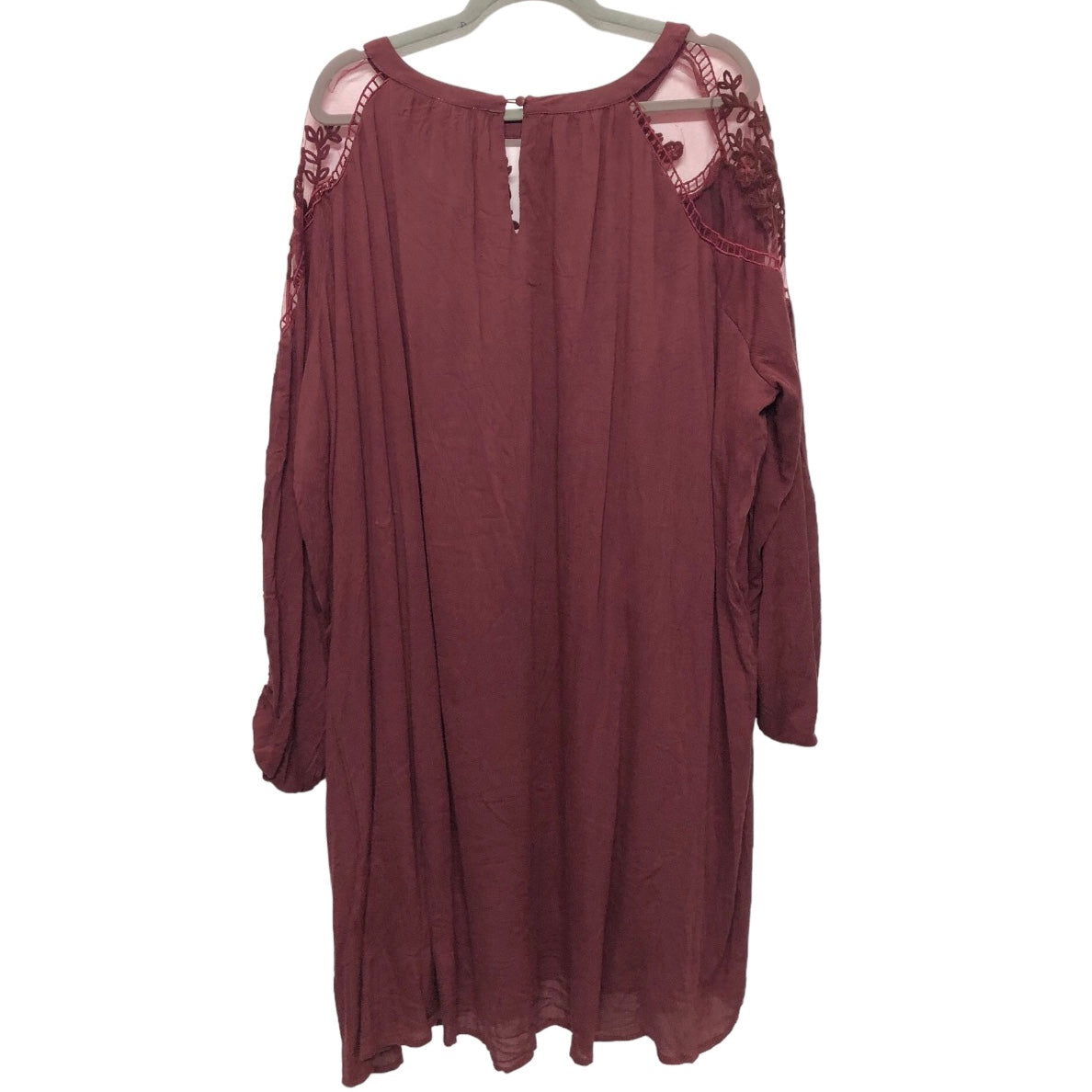 Brown & Purple Dress Casual Short Hayden La, Size 2x
