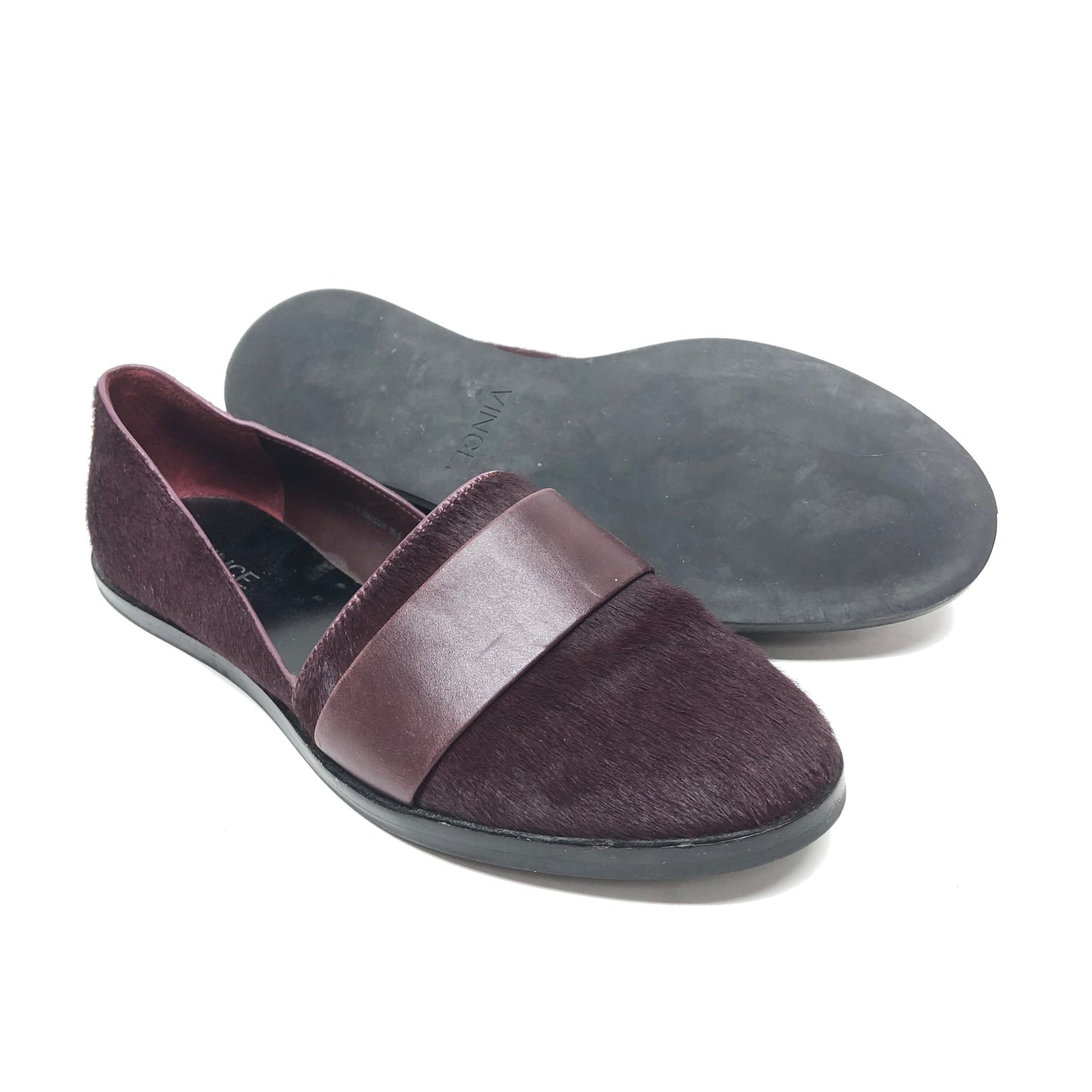 Purple Shoes Flats Vince, Size 6.5