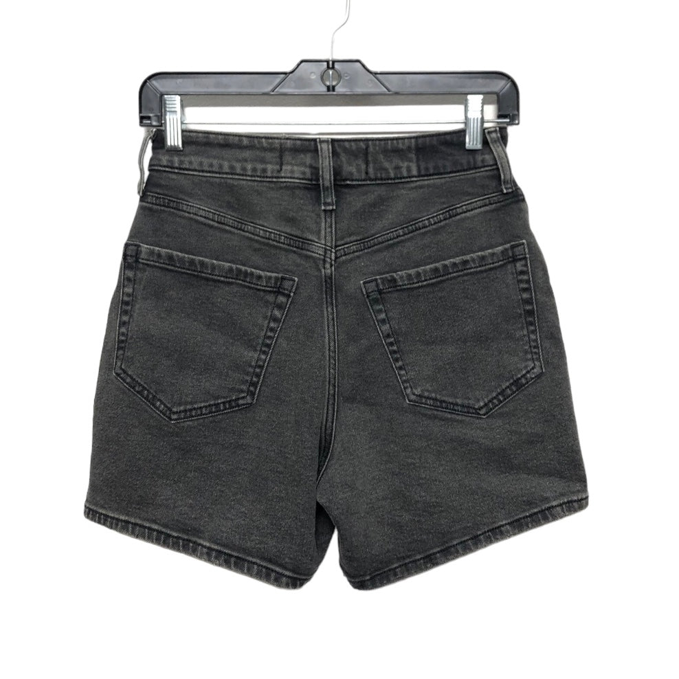 Black Denim Shorts Hollister, Size 0