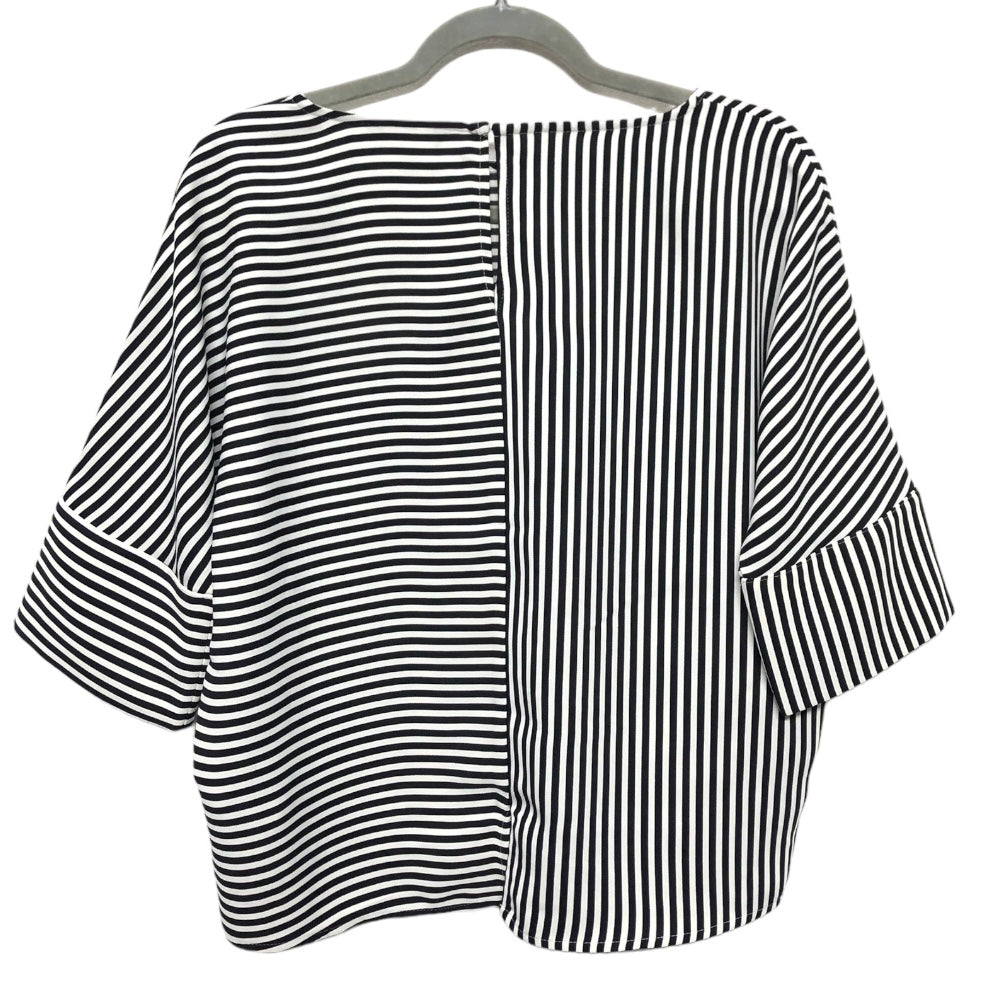 Black & White Top Short Sleeve Express, Size S