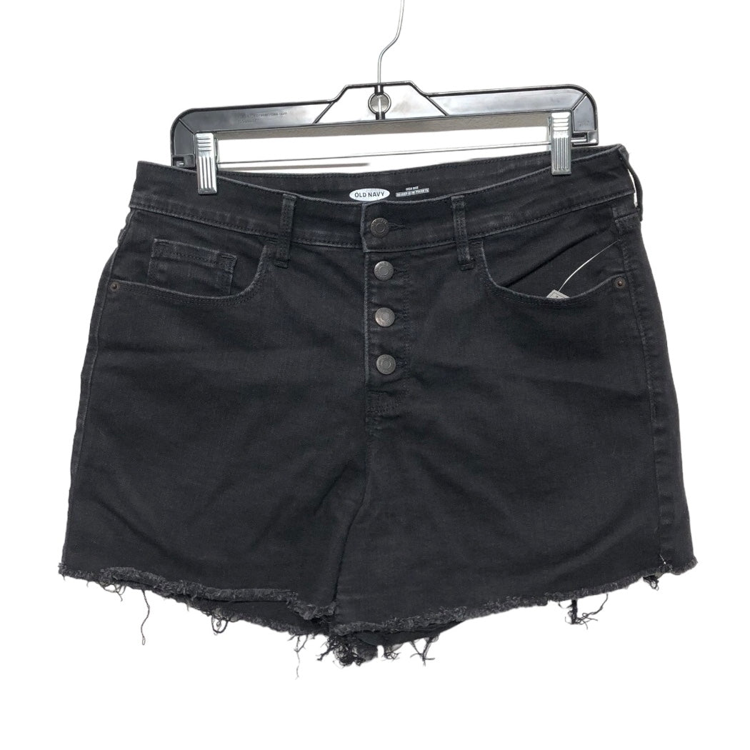 Black Denim Shorts Old Navy, Size 12