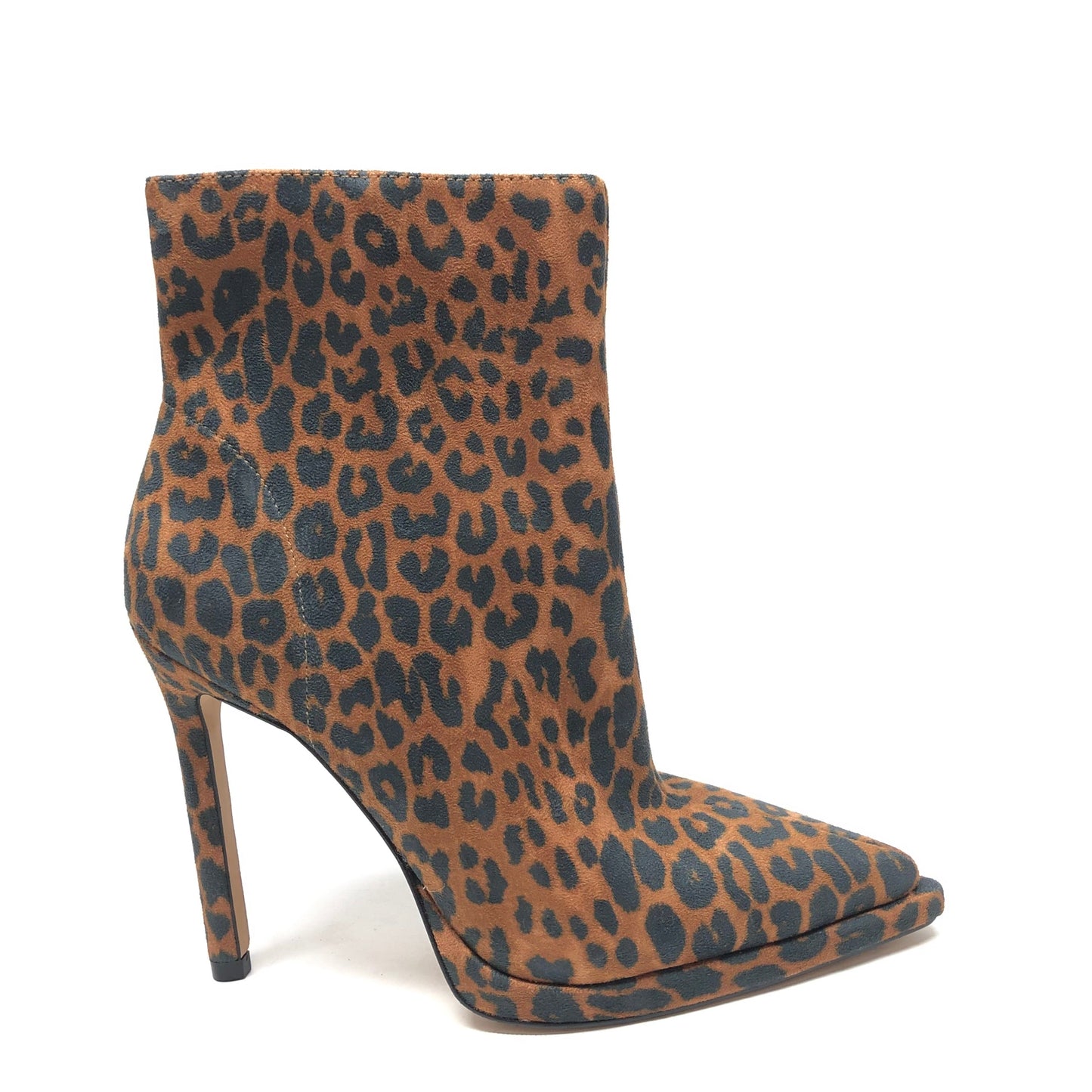 Leopard Print Boots Ankle Heels Jessica Simpson, Size 7.5