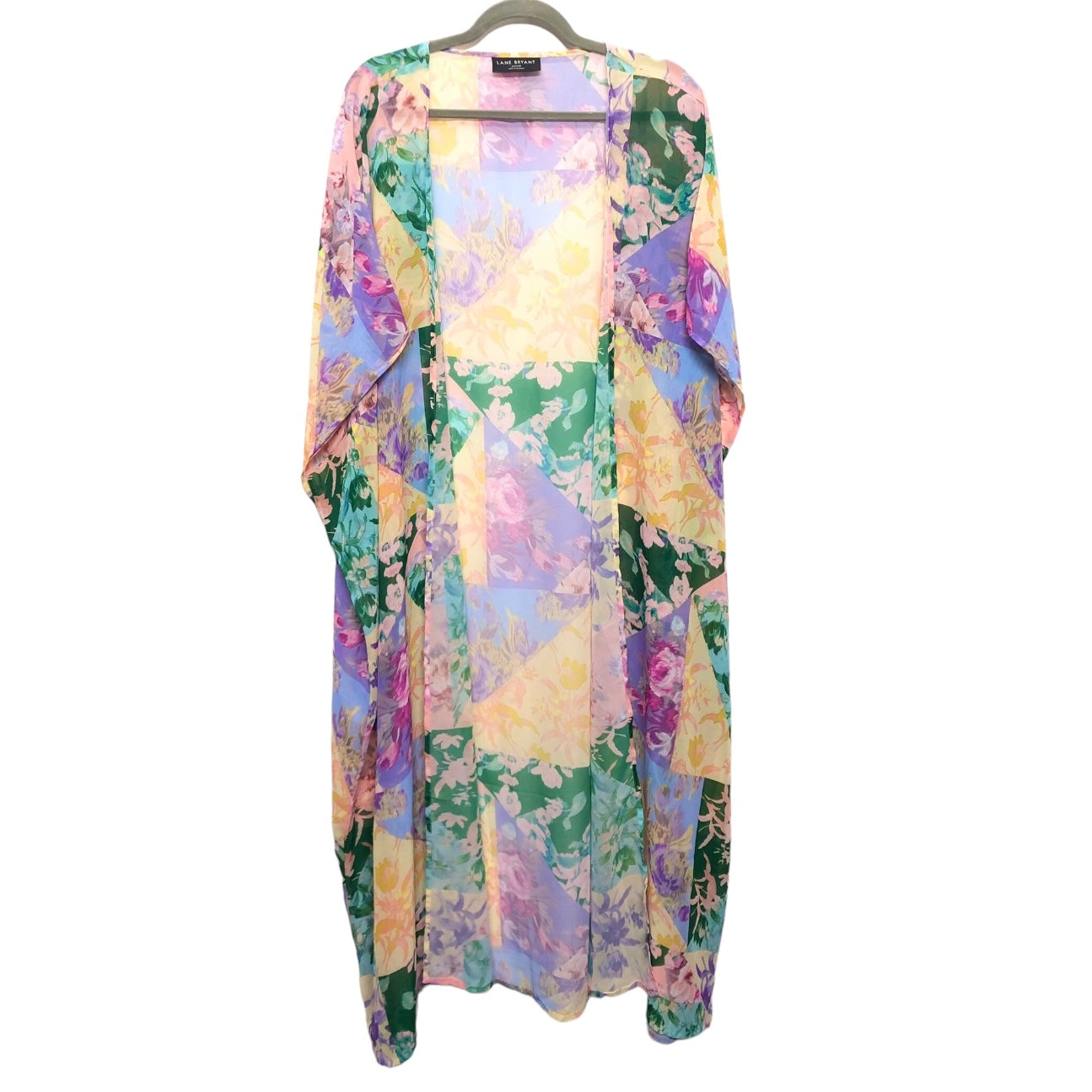 Swimwear Cover-up By Lane Bryant In Floral Print, Size: Onesize