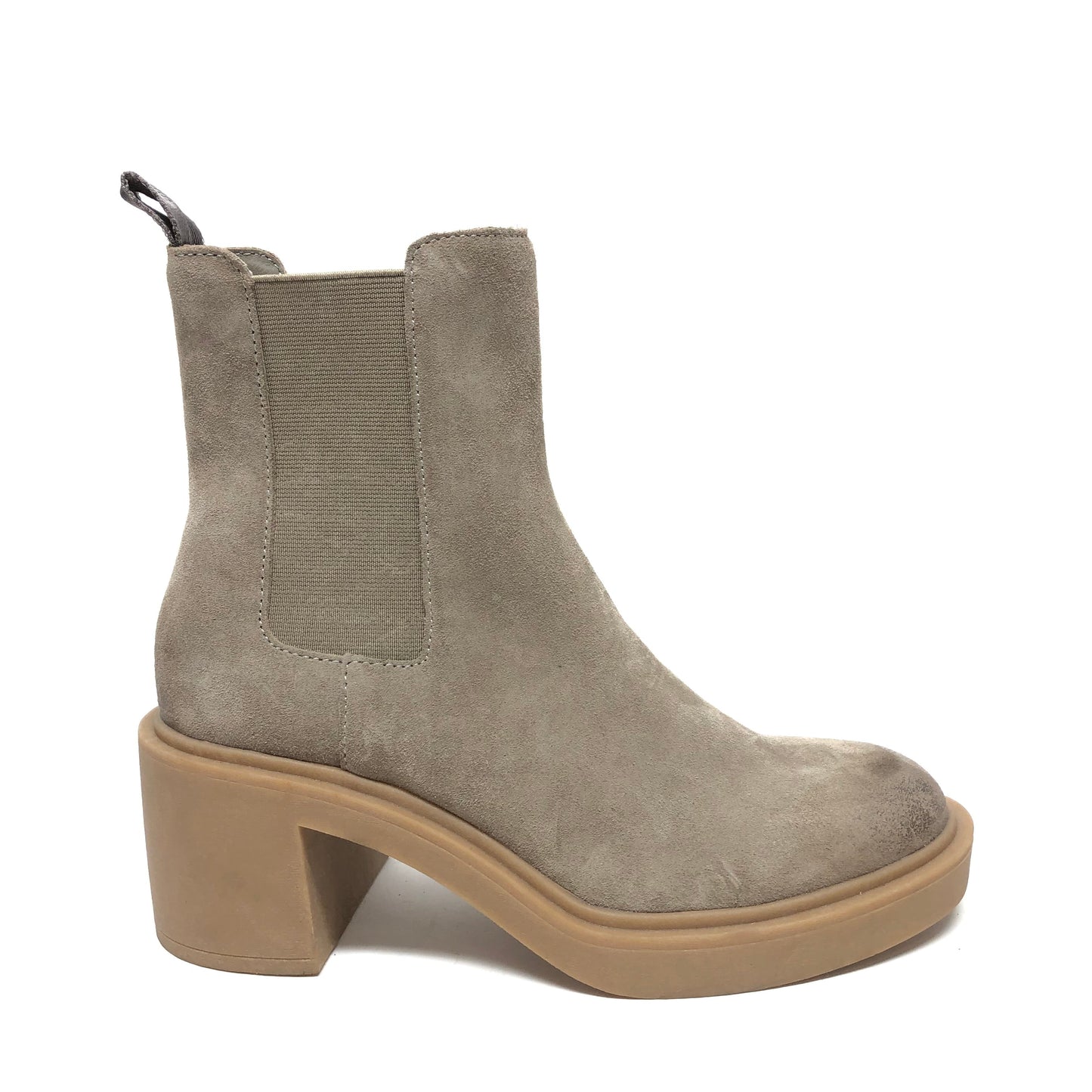 Boots Ankle Heels By Dolce Vita In Taupe, Size: 6.5