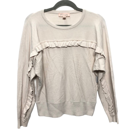 Sweater By Philosophy In Beige, Size: Xs