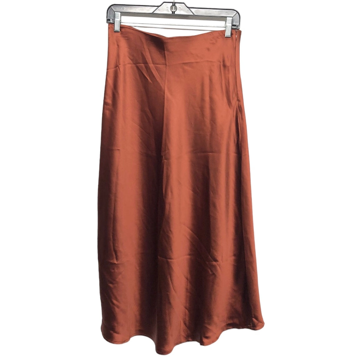 Skirt Set 2pc By She + Sky In Brown & Orange, Size: L