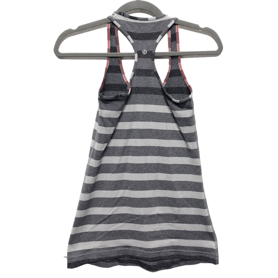 Athletic Tank Top By Lululemon In Grey, Size: 2