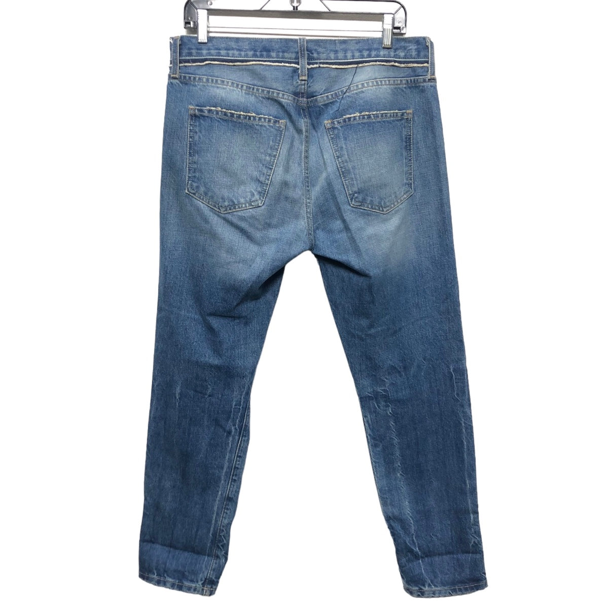 Jeans Cropped By Current Elliott In Blue Denim, Size: 4