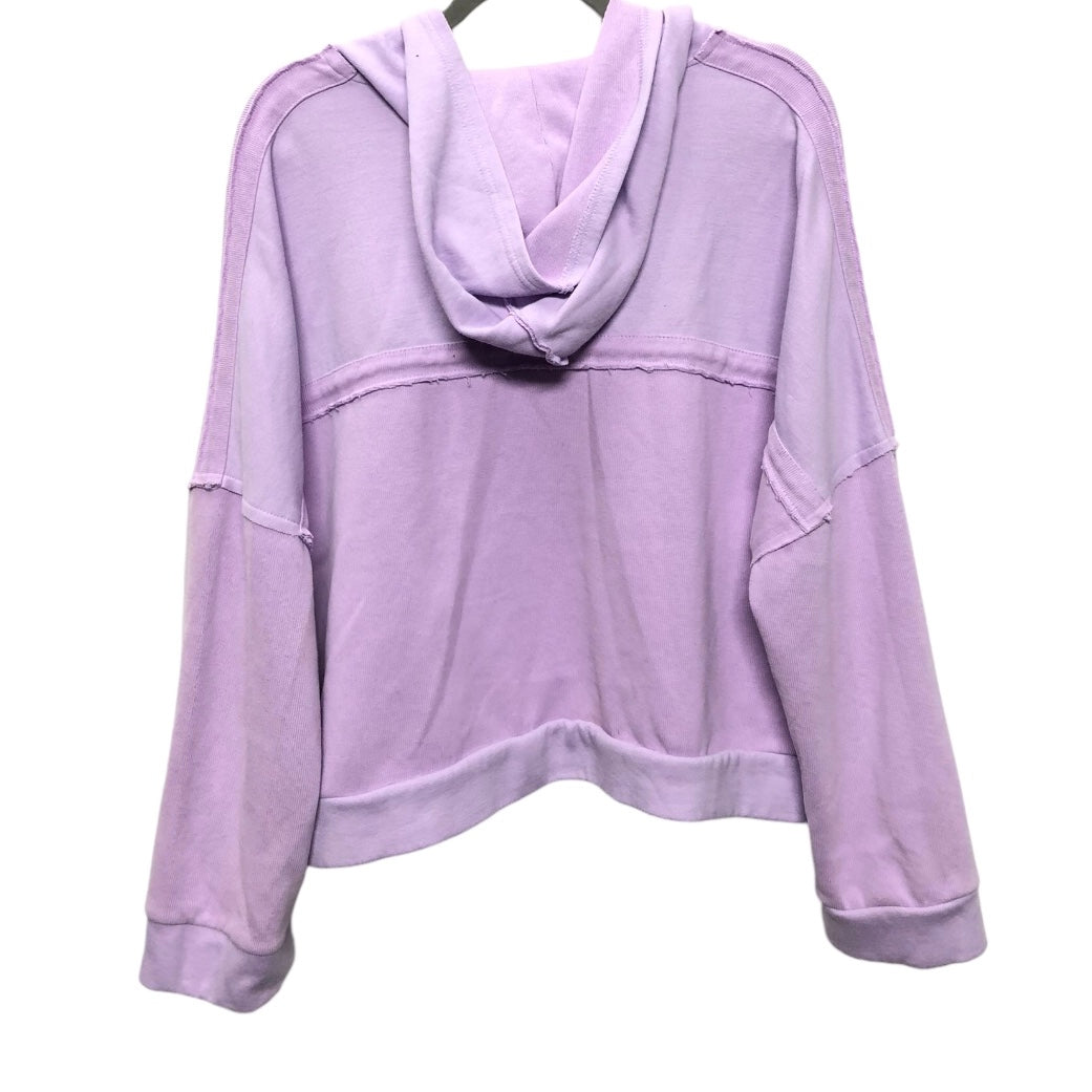 Sweatshirt Hoodie By Clothes Mentor In Pink & Purple, Size: L