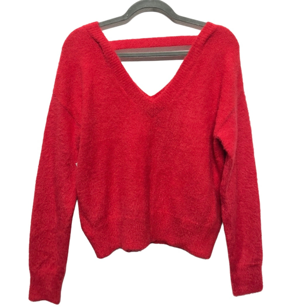 Sweater By Jessica Simpson In Red, Size: M