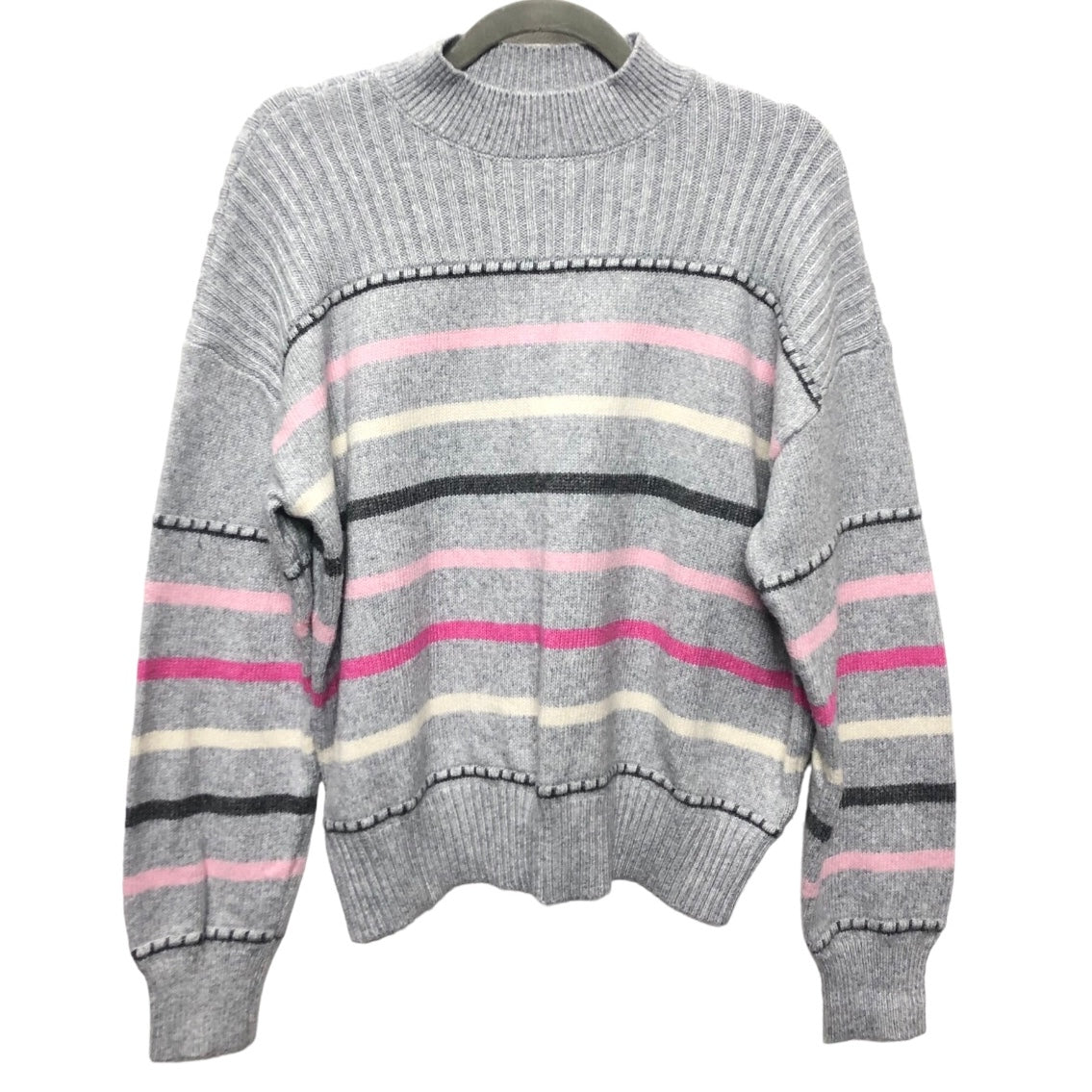 Sweater By St Johns Bay In Grey & Pink, Size: Xl