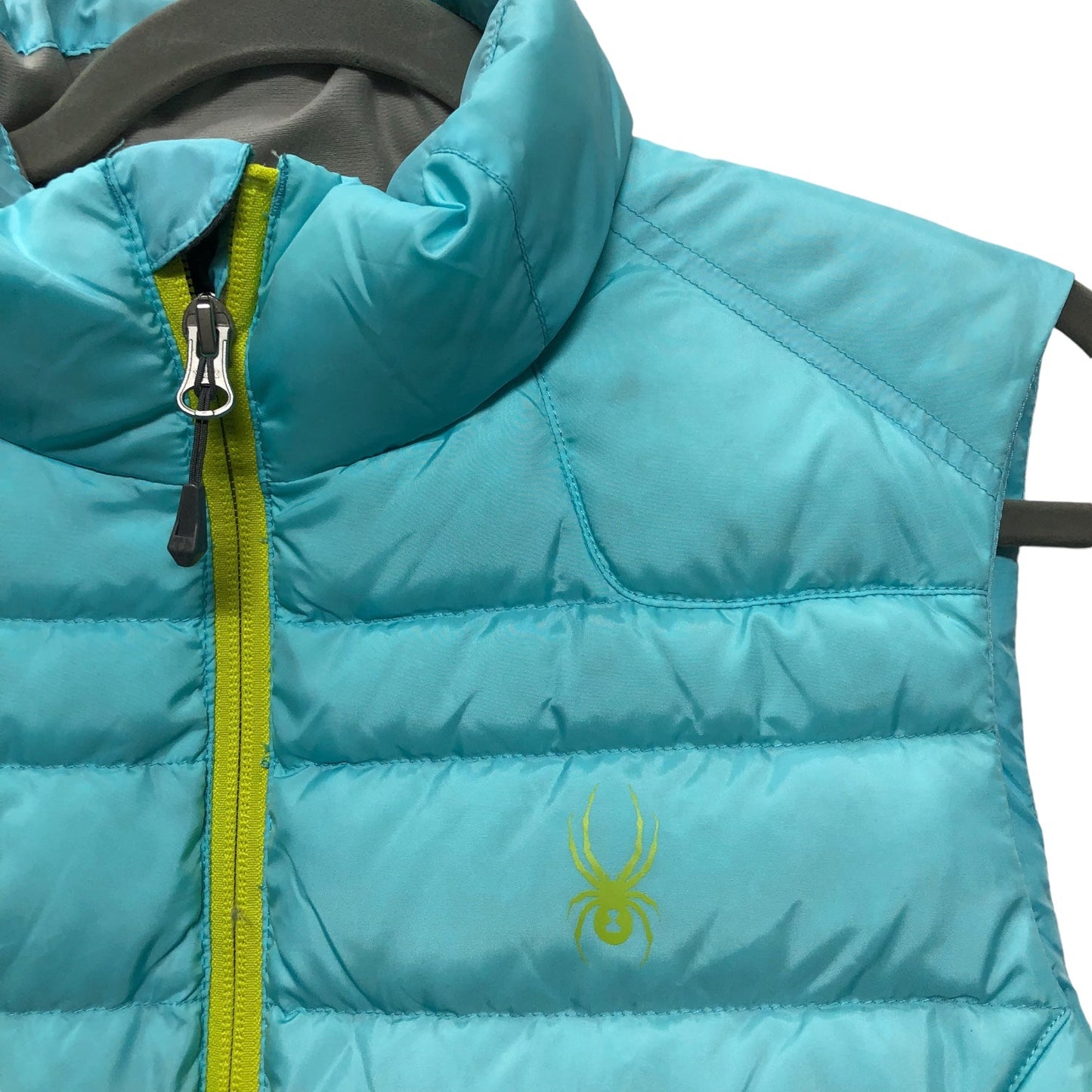 Vest Puffer & Quilted By Spyder In Blue, Size: M