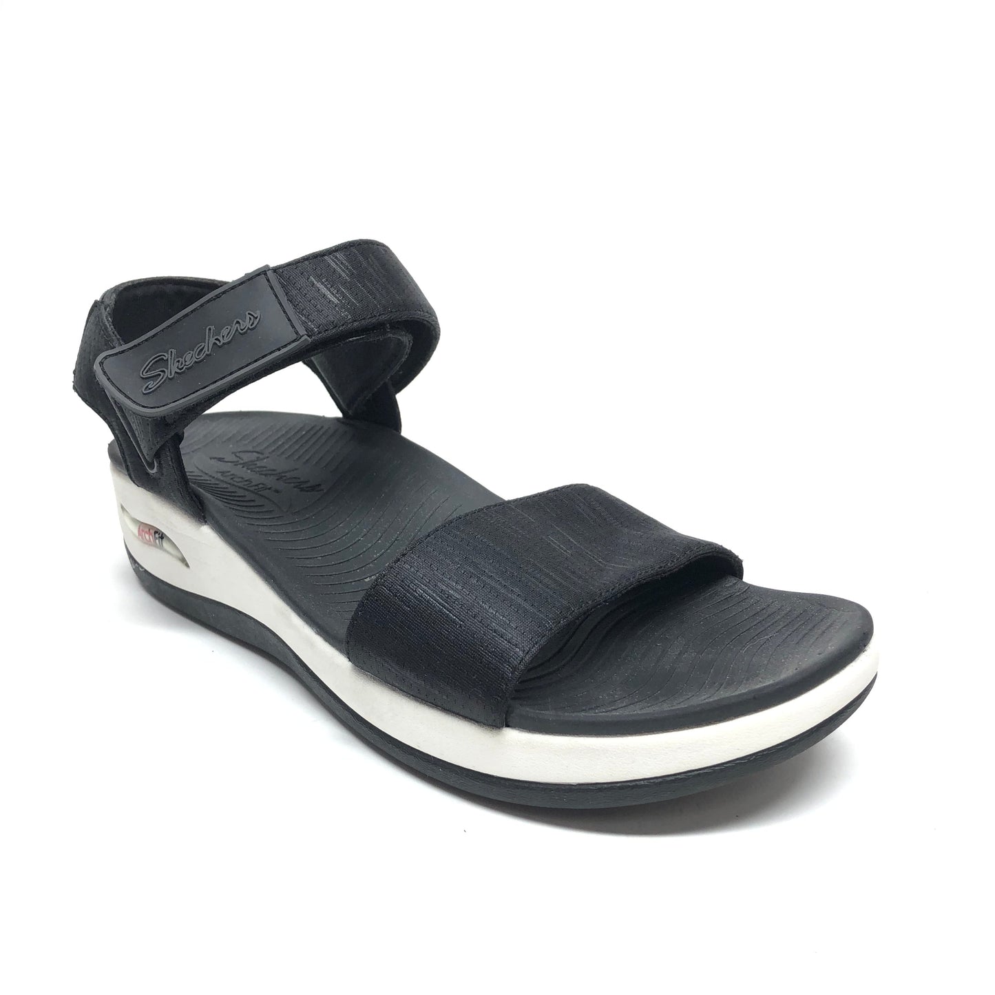 Sandals Sport By Skechers In Black, Size: 8.5