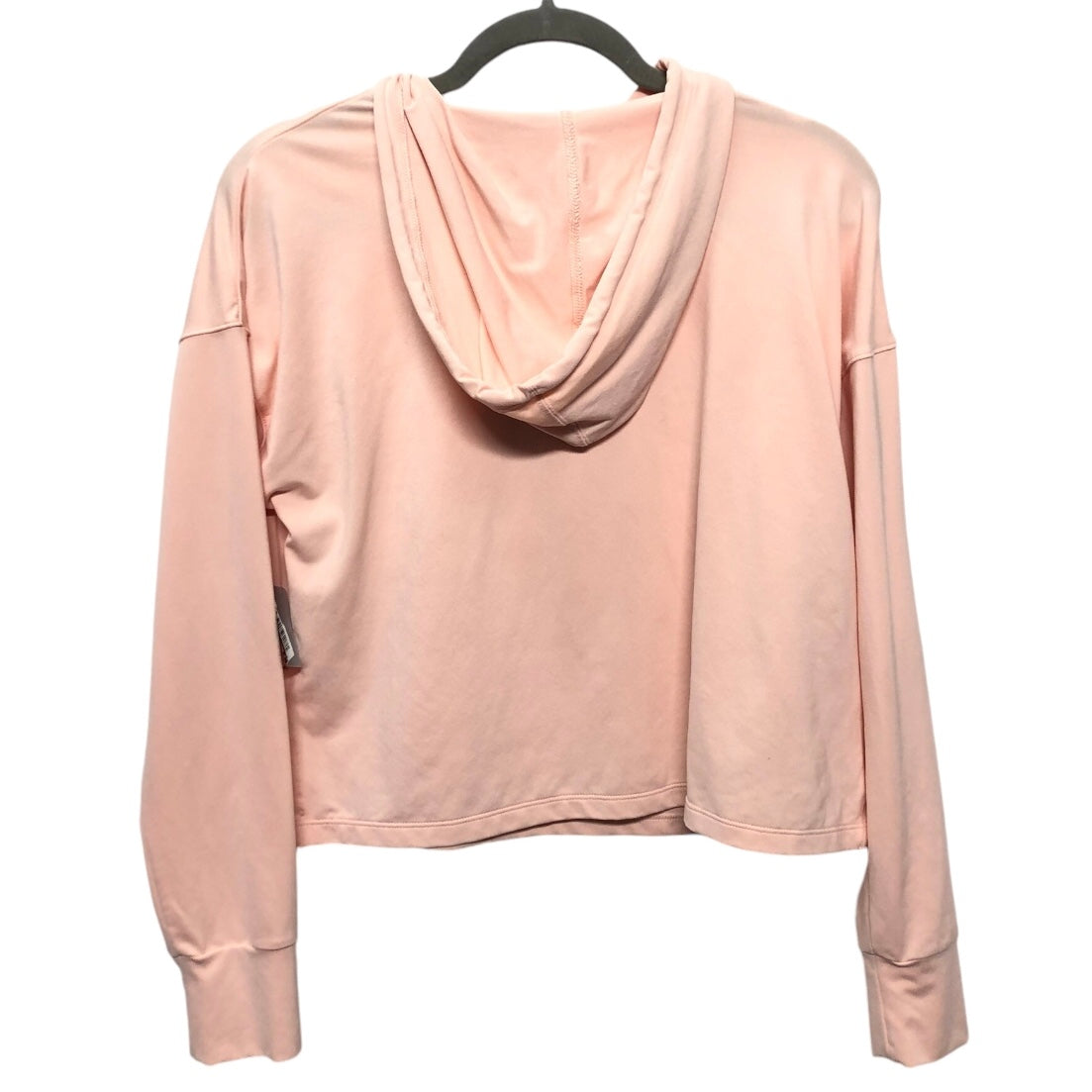 Athletic Top Long Sleeve Hoodie By Nike In Peach, Size: S