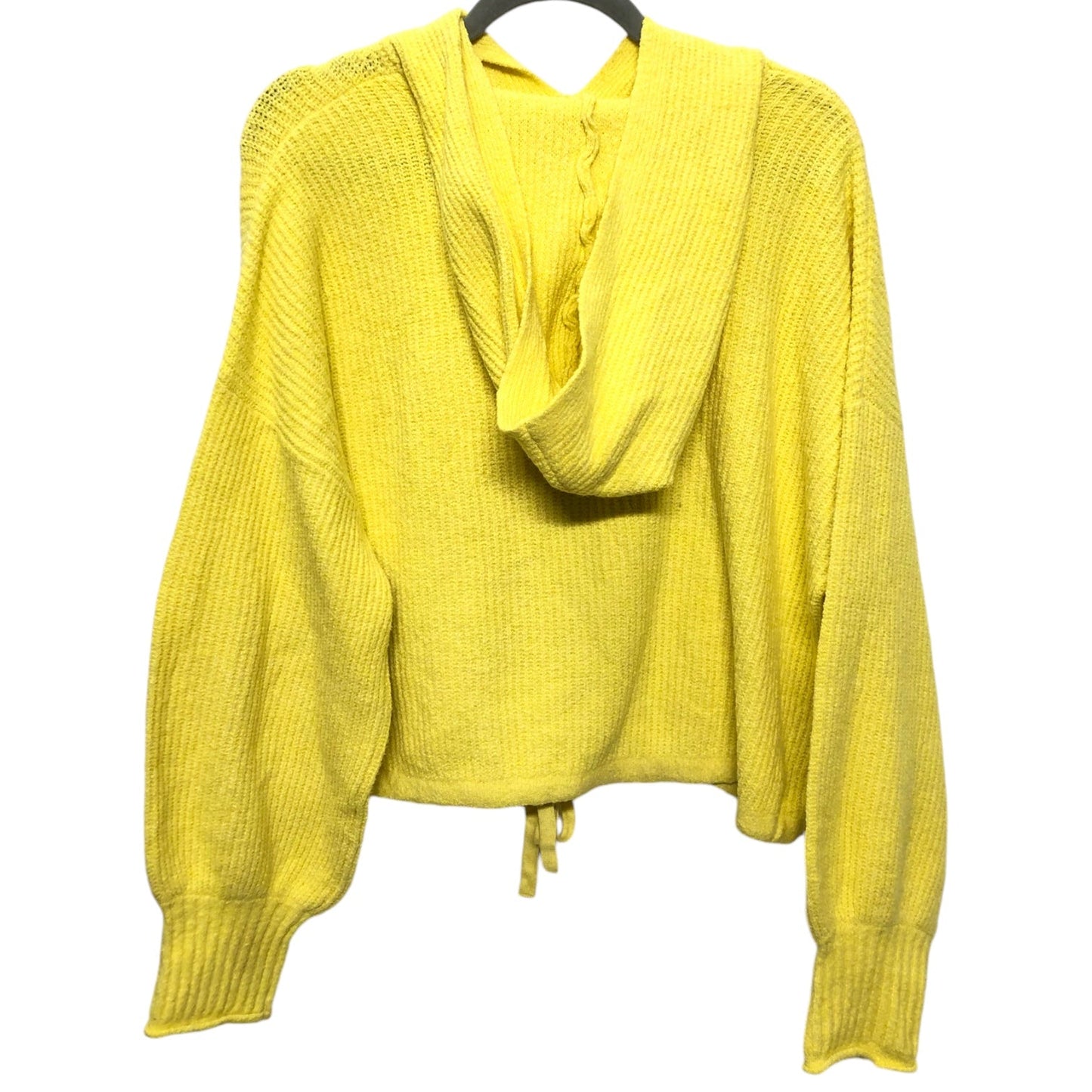 Sweatshirt Hoodie By American Eagle In Yellow, Size: M