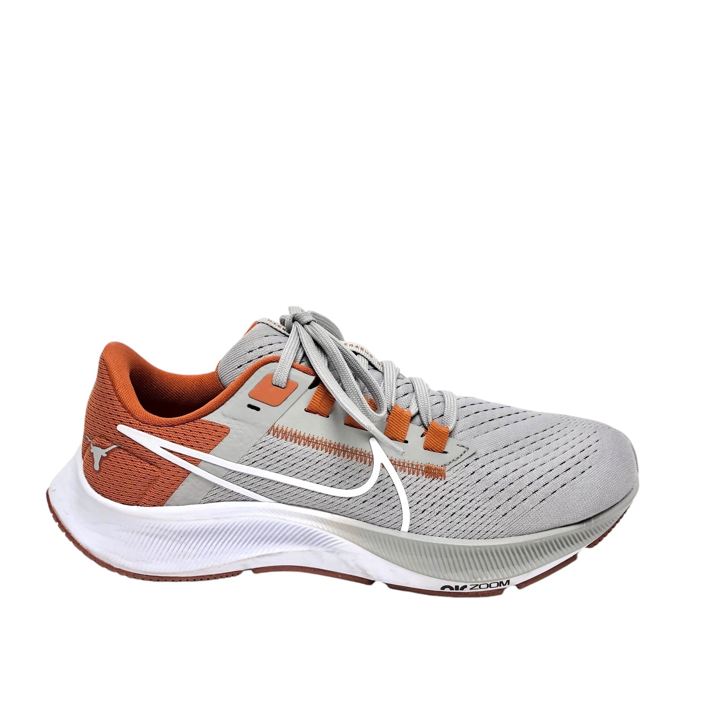 Shoes Athletic By Nike In Grey & Orange, Size: 7