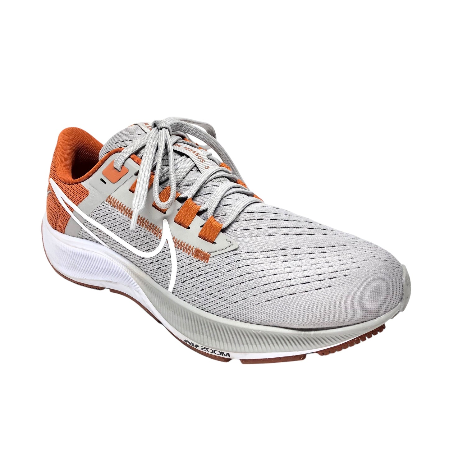 Shoes Athletic By Nike In Grey & Orange, Size: 7