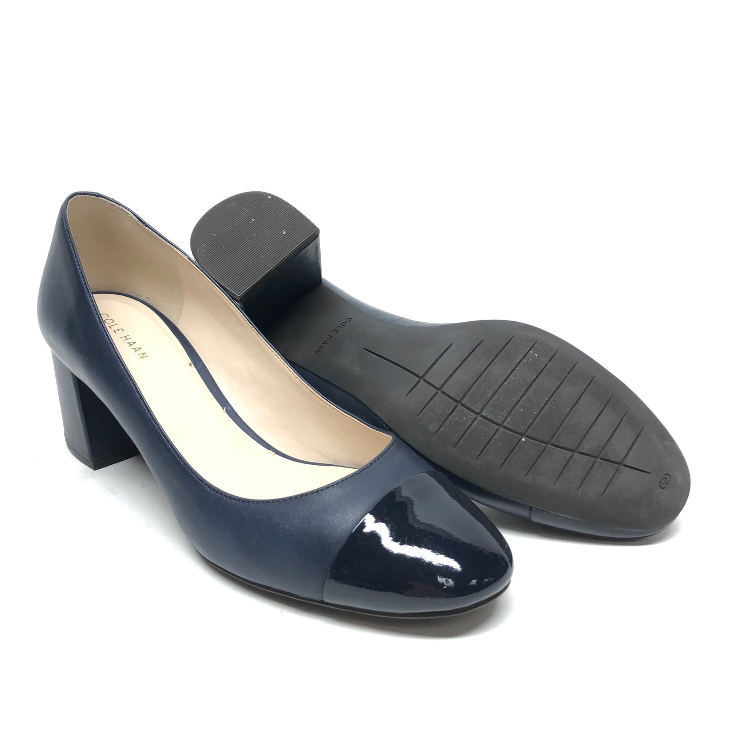 Shoes Heels Block By Cole-haan In Navy, Size: 8.5