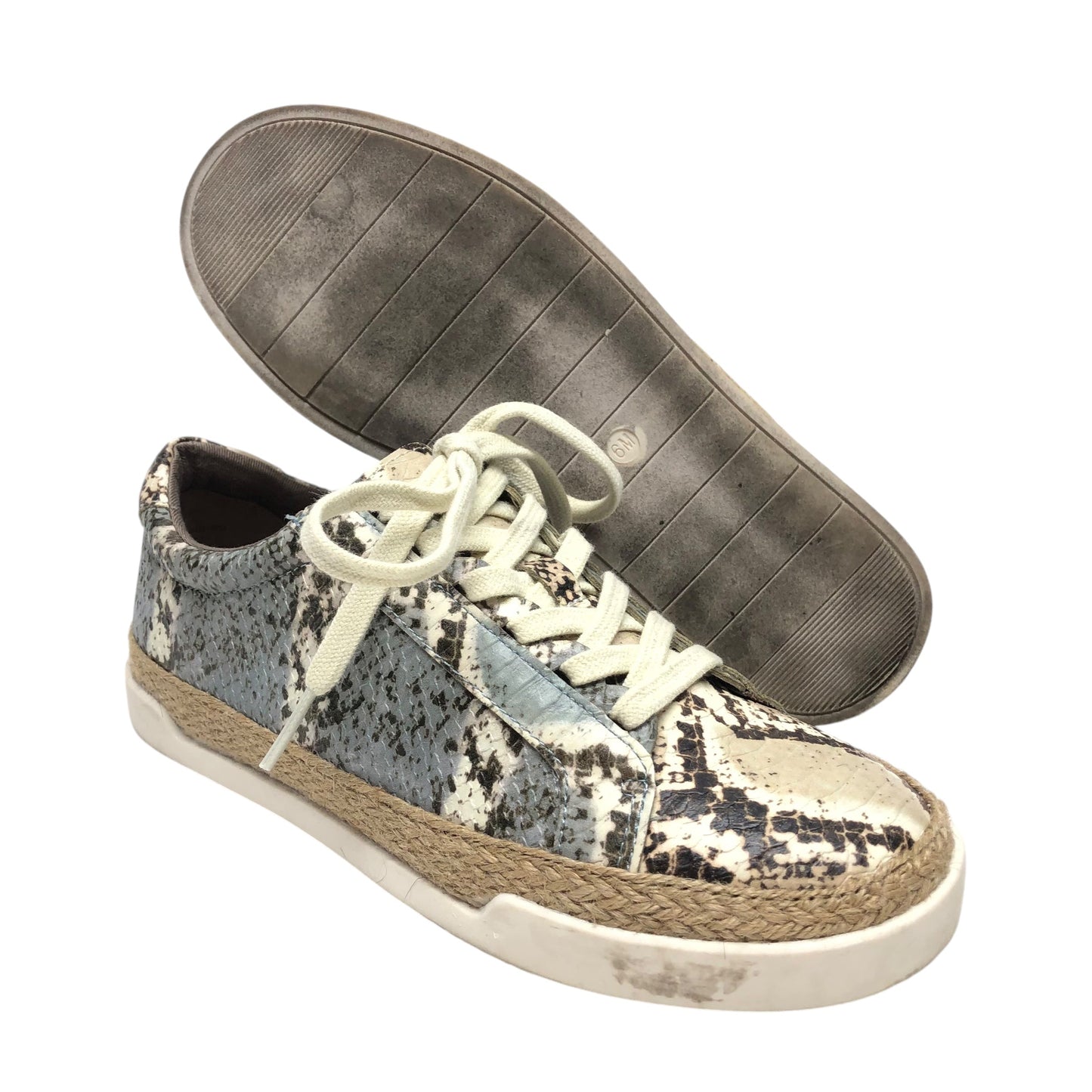 Shoes Sneakers By Crown Vintage In Snakeskin Print, Size: 6