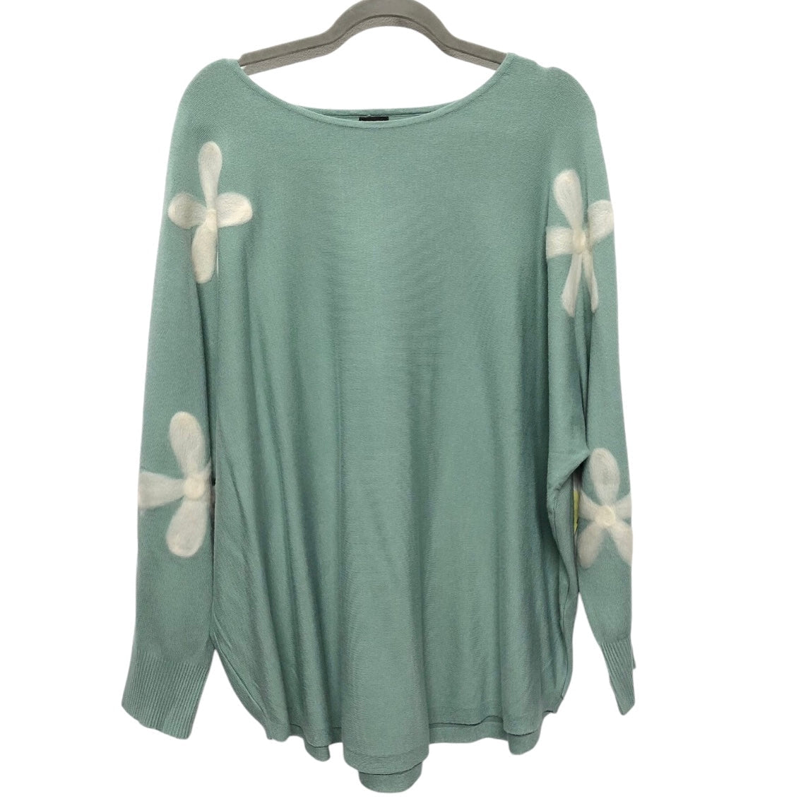 Sweater By Cmc In Green, Size: 2x