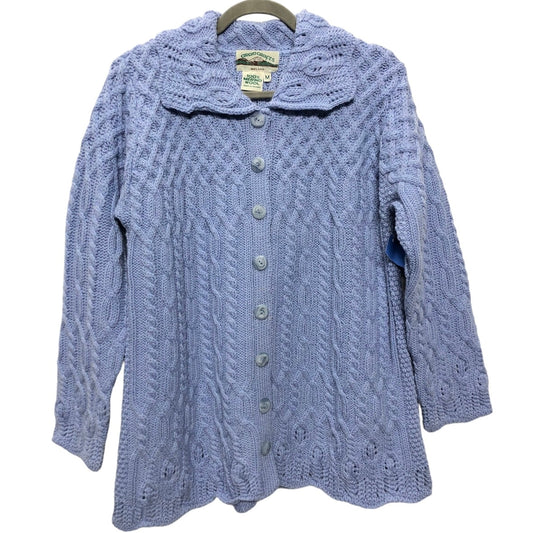 Sweater Cardigan By Cmc In Blue, Size: M