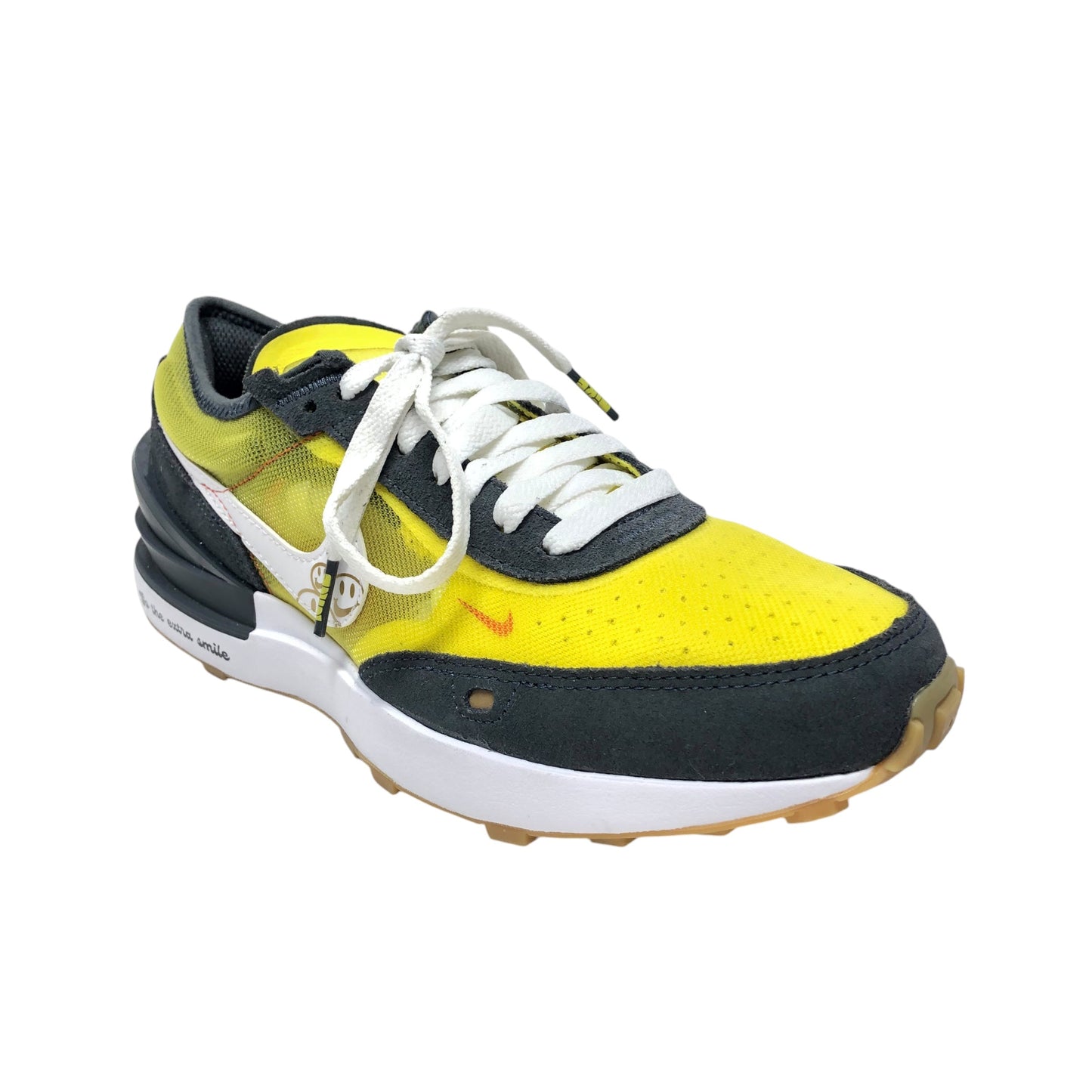 Shoes Athletic By Nike In Grey & Yellow, Size: 6.5