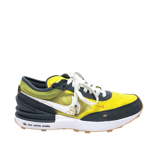 Shoes Athletic By Nike In Grey & Yellow, Size: 6.5