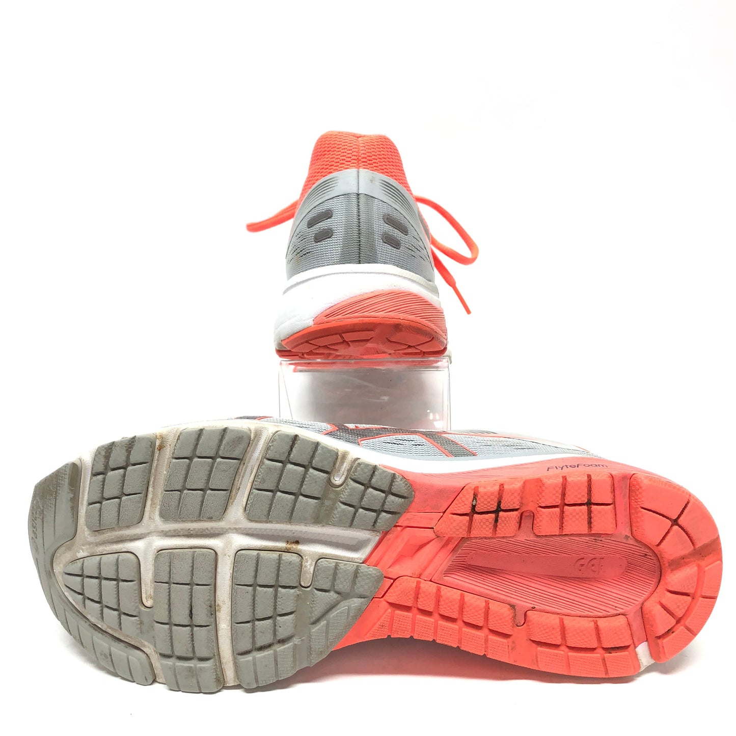 Shoes Athletic By Asics In Grey & Orange, Size: 9.5