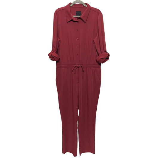 Jumpsuit By Alex Marie In Maroon, Size: 16