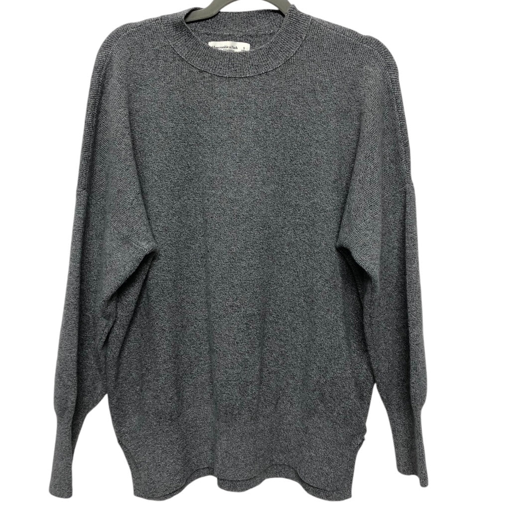 Sweater By Abercrombie And Fitch In Grey, Size: S