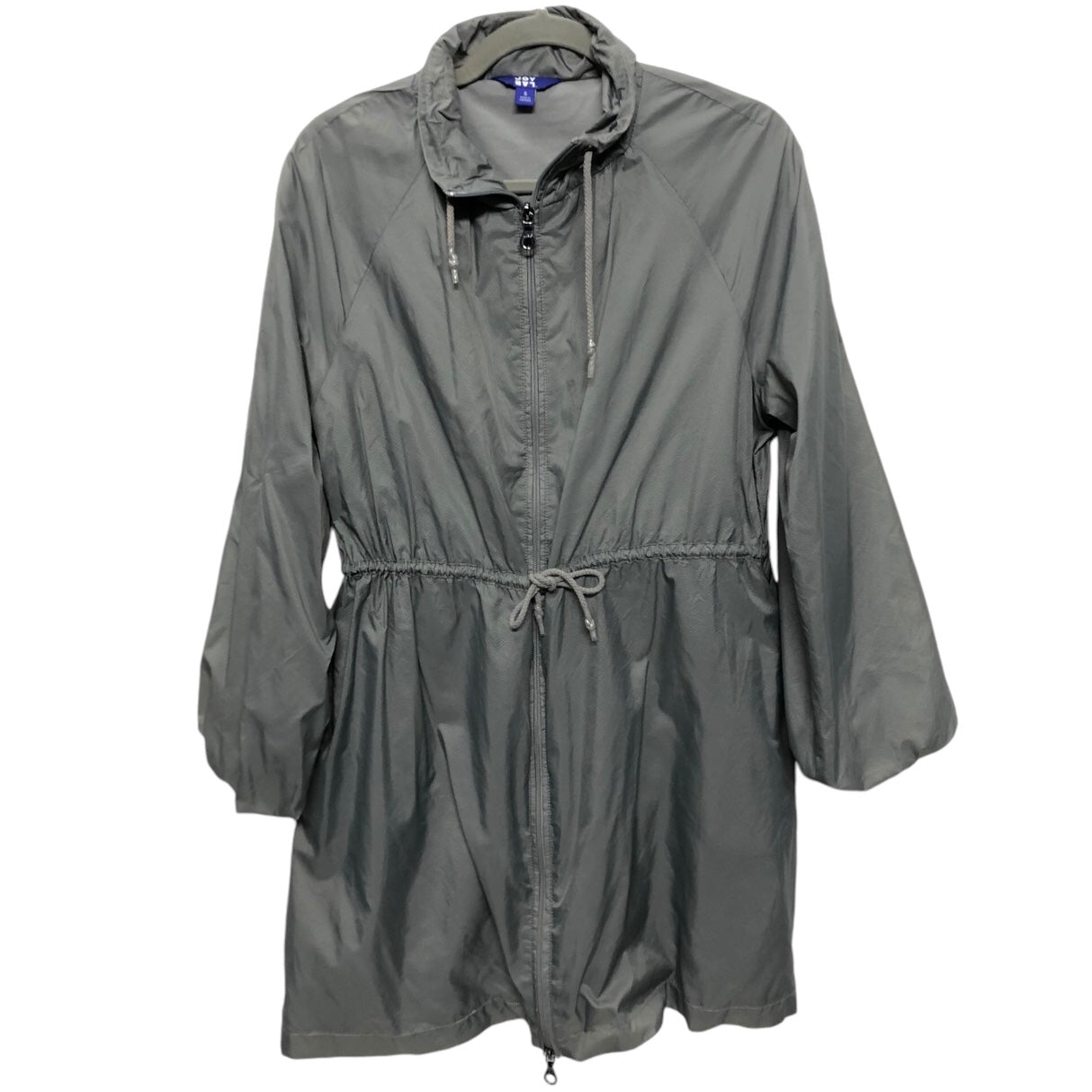 Jacket Windbreaker By Joy Lab In Grey, Size: S