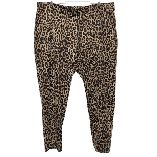 Pants Leggings By Michael By Michael Kors In Leopard Print, Size: 2x