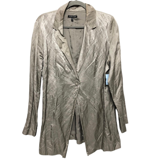 Blazer By Eileen Fisher In Grey, Size: M