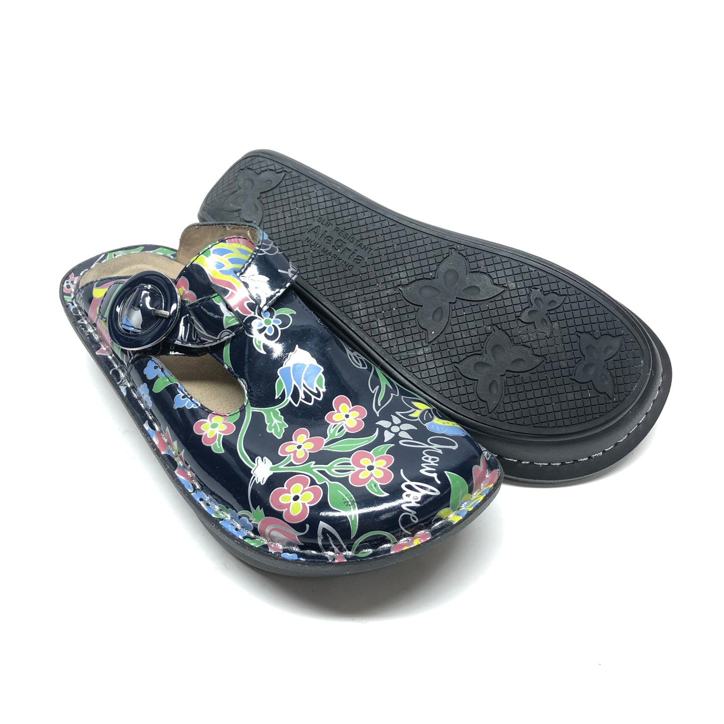 Shoes Flats By Alegria In Floral Print, Size: 6