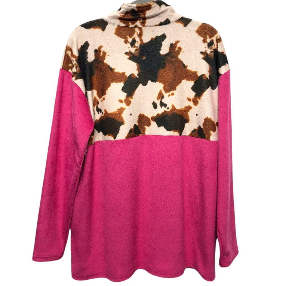 Sweatshirt Collar By Clothes Mentor In Pink, Size: M