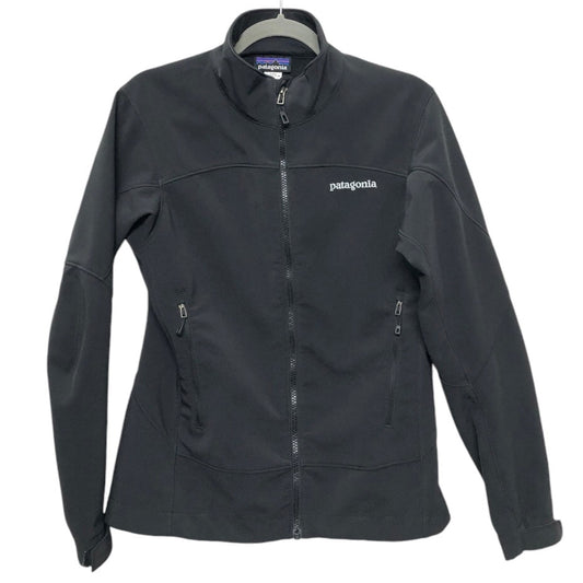 Athletic Jacket By Patagonia In Black, Size: S