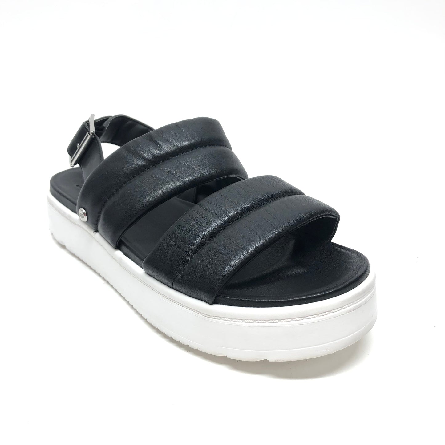 Sandals Designer By Ugg In Black, Size: 8.5