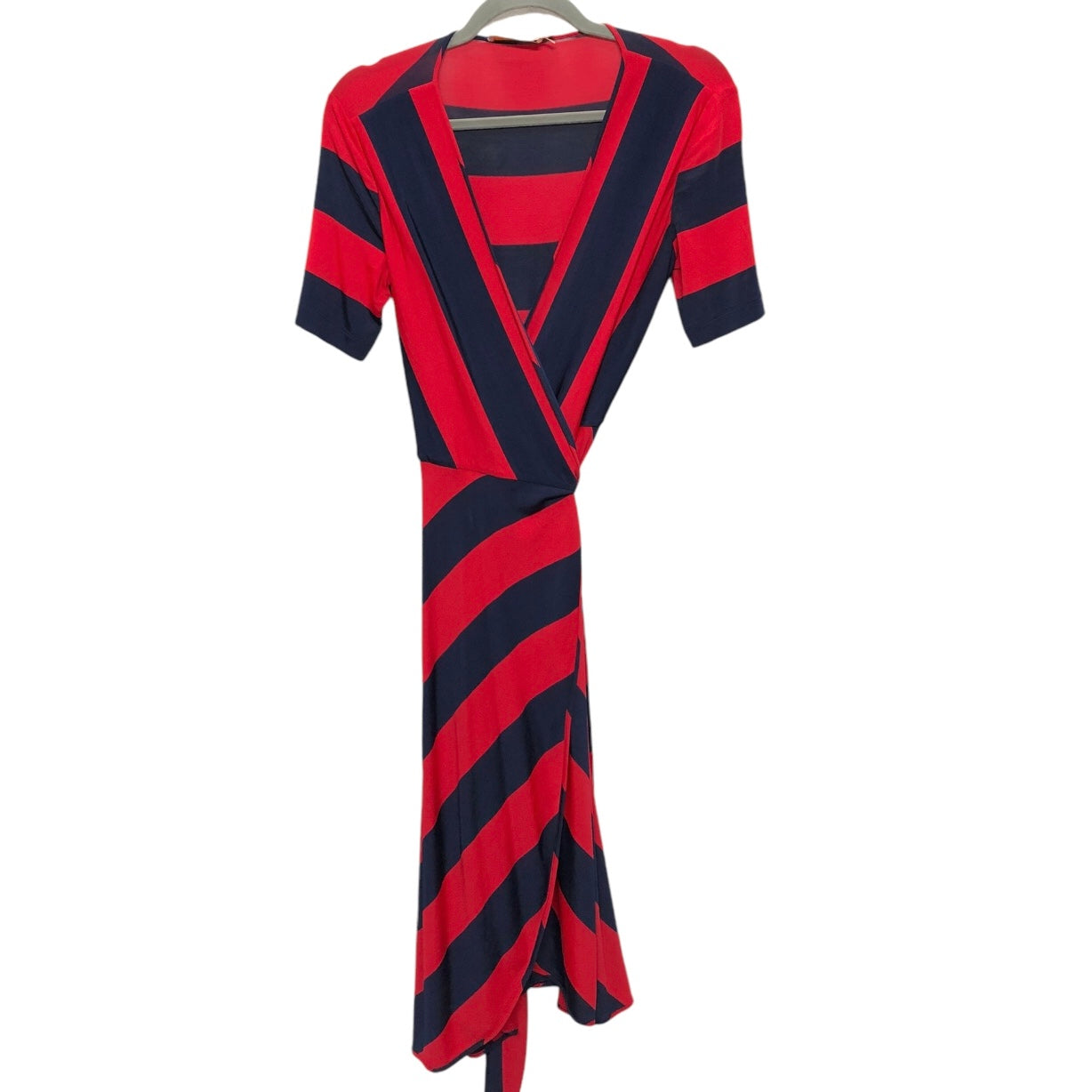 Dress Designer By Tory Burch In Blue & Red, Size: Xs