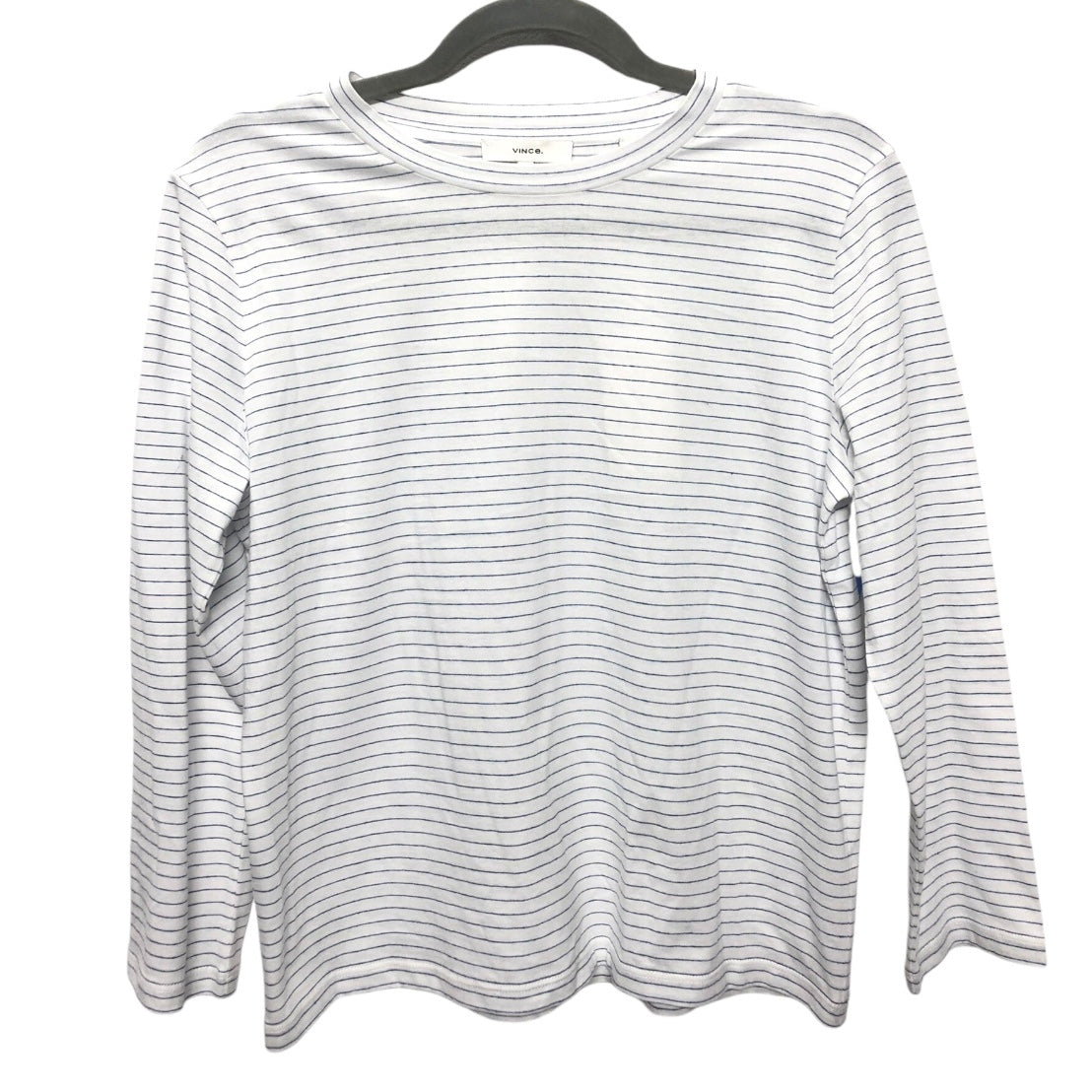 Top Long Sleeve Basic By Vince In Striped Pattern, Size: S