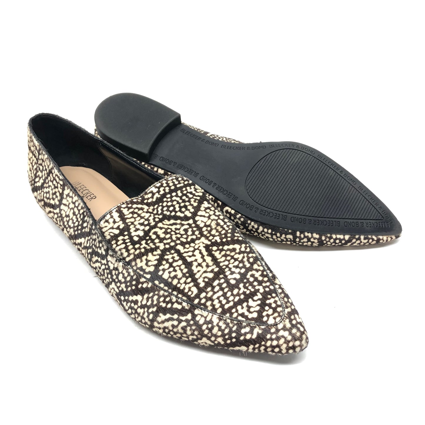 Shoes Flats By Bleecker & Bond In Animal Print, Size: 7.5